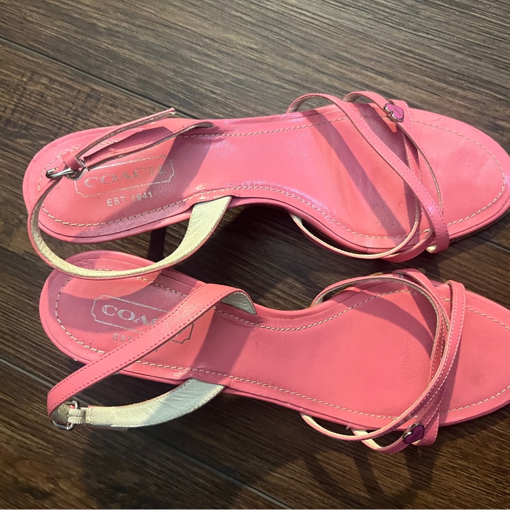 Coach sling backs